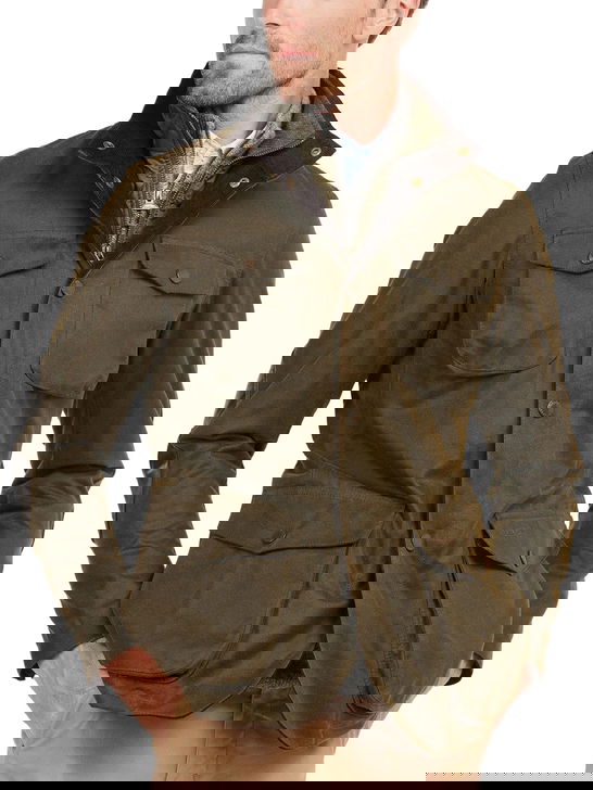 Barbour Giaccone Barbour Ogston Wax Verde