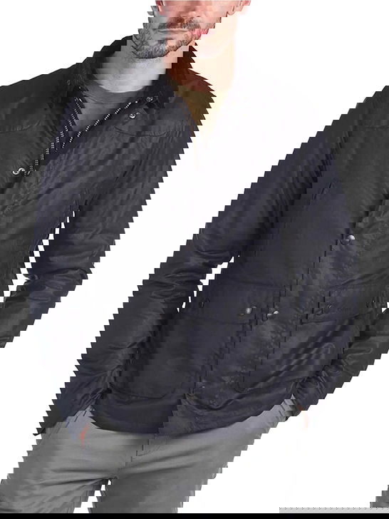 Barbour Giubbino Barbour Reelin Wax Blu