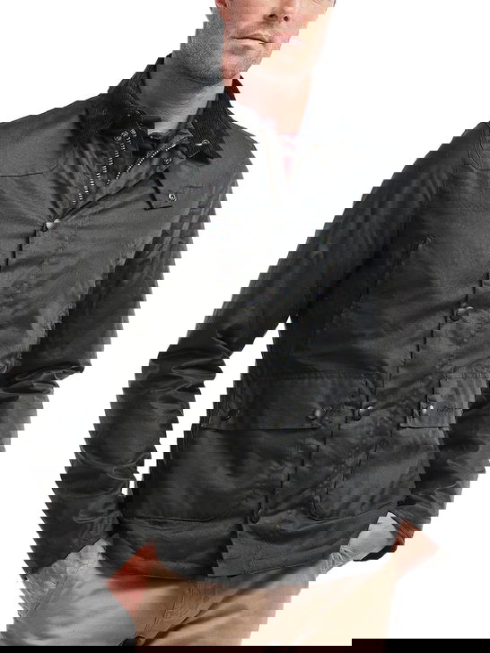 Barbour Giubbino Barbour Reelin Wax Verde