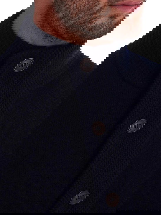 Barbour Maglia Barbour Essential Patch Zip Blu