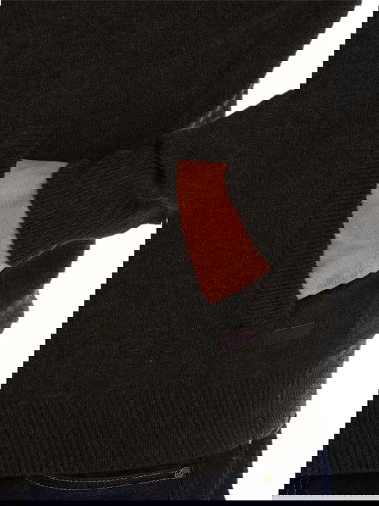 Barbour Maglia Barbour Essential Patch Zip Verde