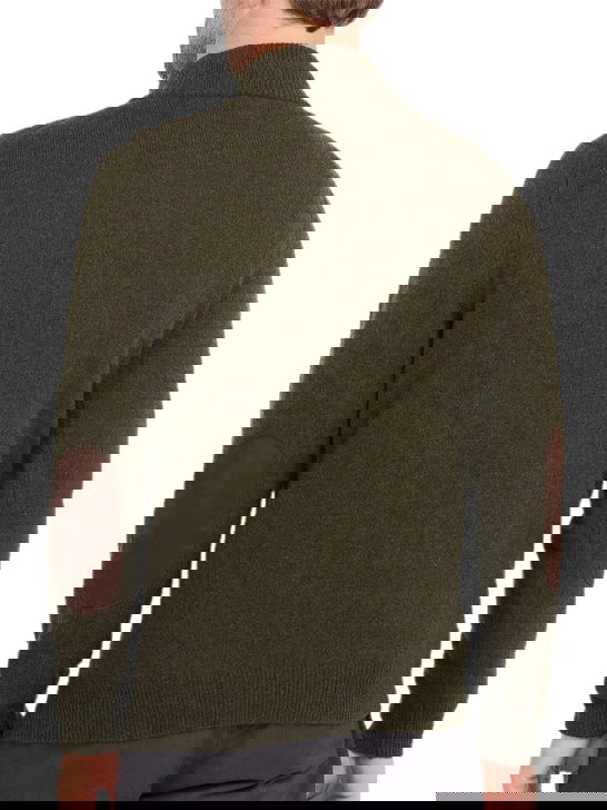 Barbour Maglia Barbour Half Zip Verde