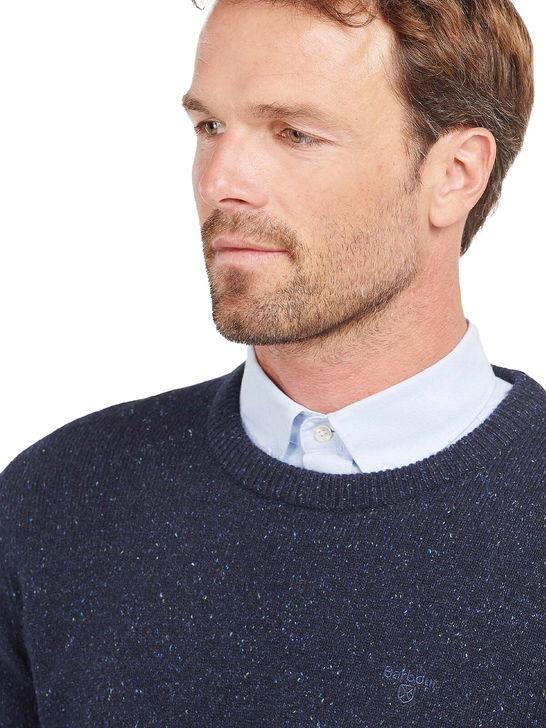 Barbour Maglia Barbour Tisbury Crew Blu