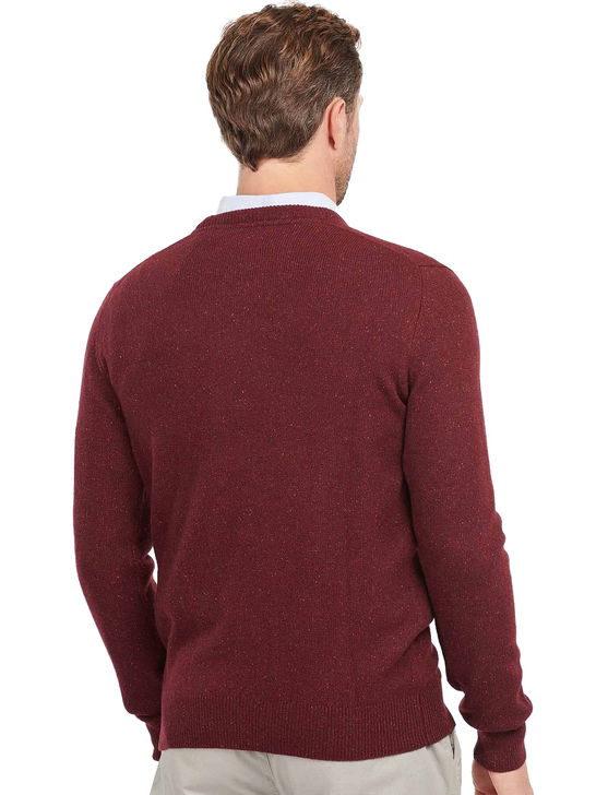 Barbour Maglia Barbour Tisbury Crew Bordeaux
