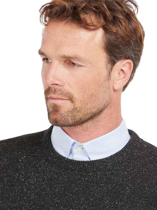 Barbour Maglia Barbour Tisbury Crew Nero