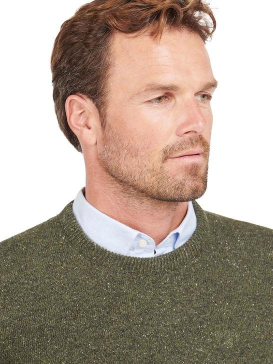 Barbour Maglia Barbour Tisbury Crew Verde