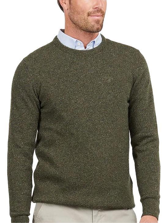 Barbour Maglia Barbour Tisbury Crew Verde