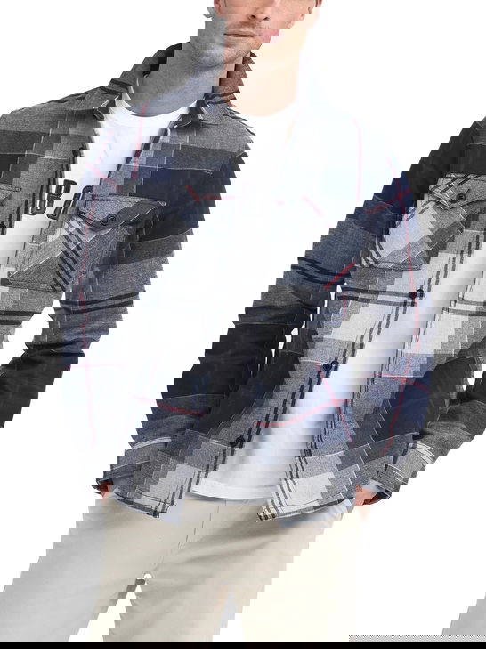 Barbour Overshirt Barbour Cannich Grigio