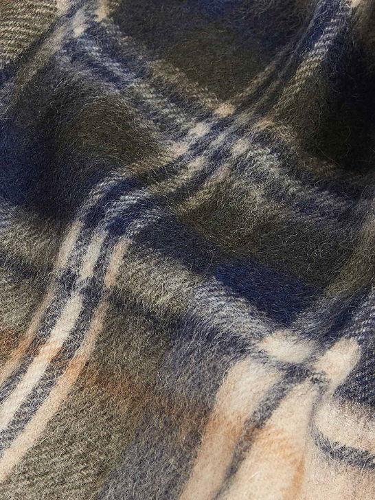 Barbour Sciarpa Barbour New Check Tartan Beige