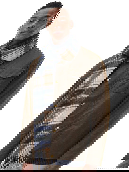 Barbour Sciarpa Barbour New Check Tartan Beige