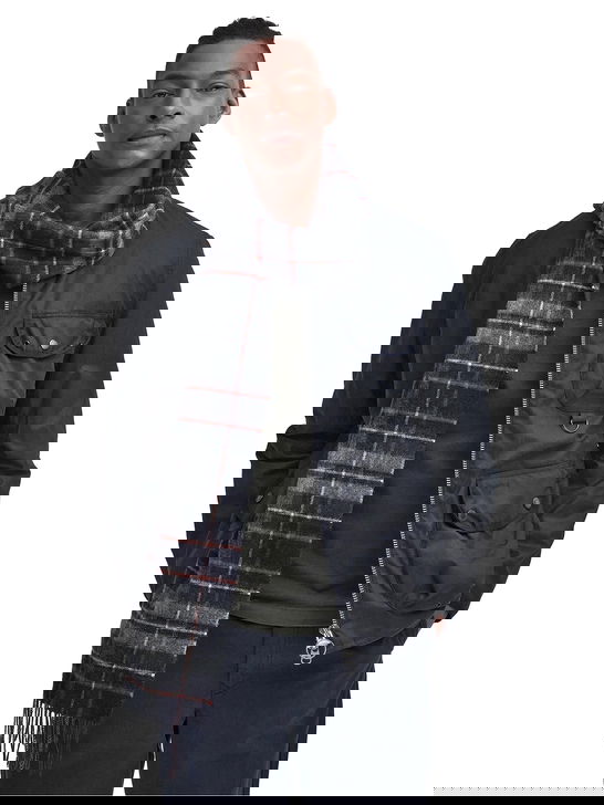 Barbour Sciarpa Barbour New Check Tartan Blu