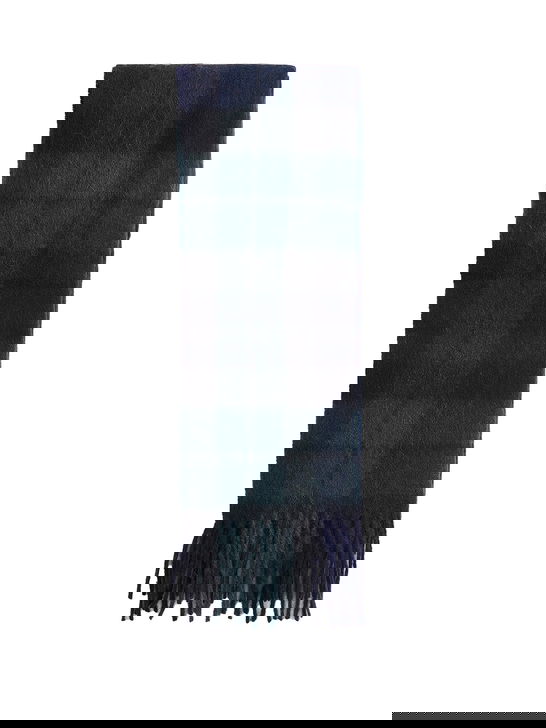 Barbour Sciarpa Barbour New Check Tartan Blu