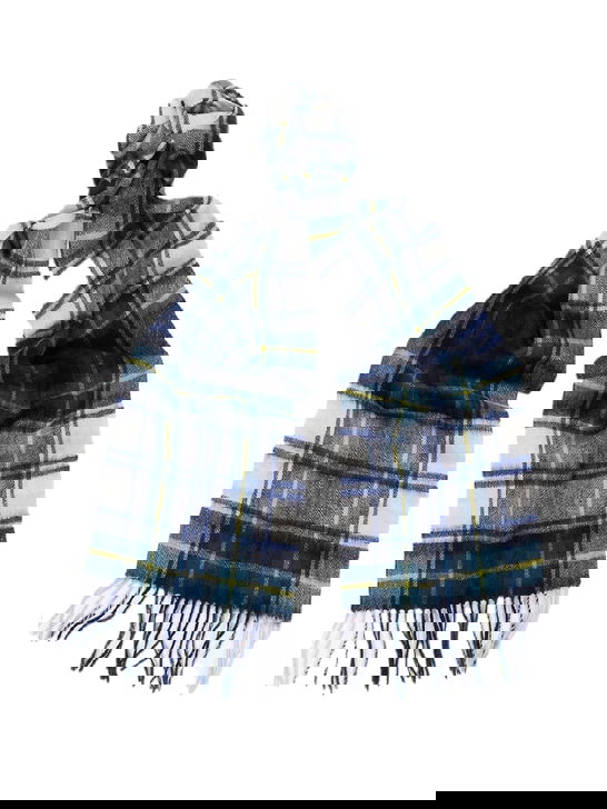 Barbour Sciarpa Barbour New Check Tartan Verde