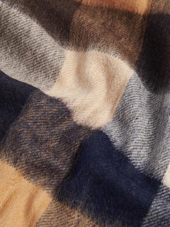 Barbour Sciarpa Barbour Quadri Beige