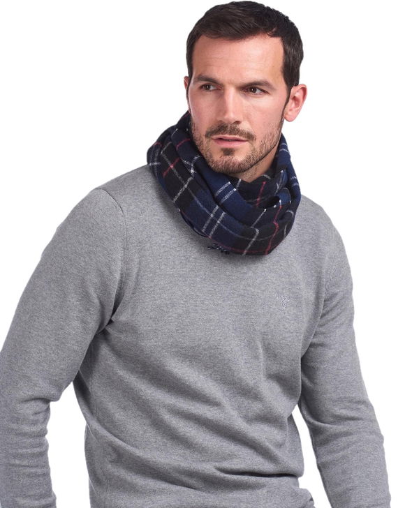 Barbour Sciarpa Barbour Tartan Blu