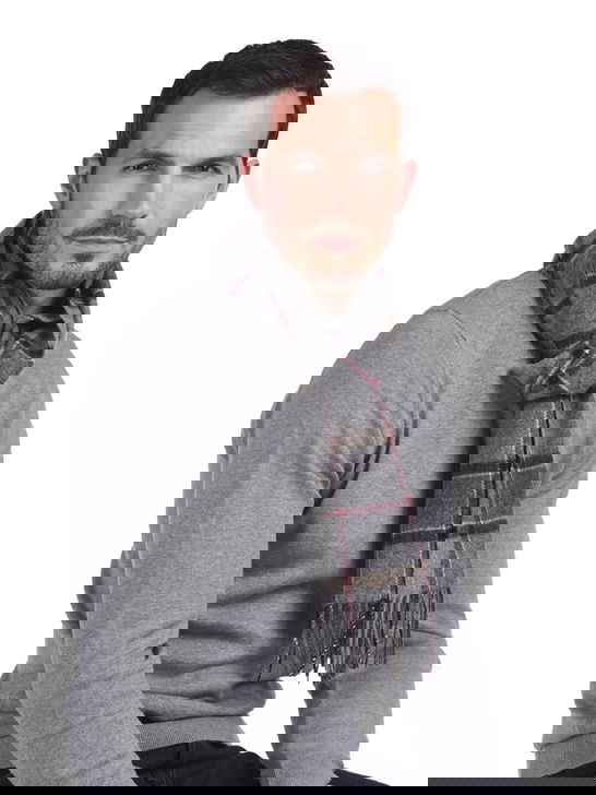 Barbour Sciarpa Barbour Tartan Grigio