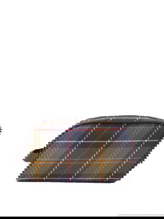 Barbour Trousse Barbour Tartan Washbag Verde