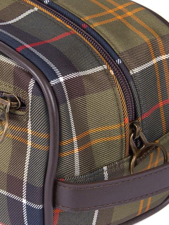 Barbour Trousse Barbour Tartan Washbag Verde