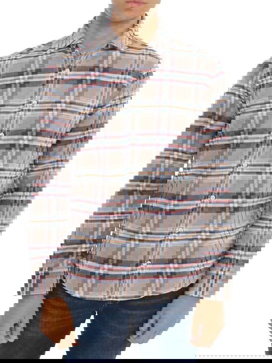 Bastoncino Camicia Bastoncino Check Beige