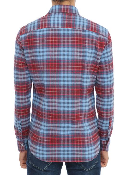 Bastoncino Camicia Bastoncino Check Blu