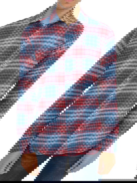 Bastoncino Camicia Bastoncino Check Blu