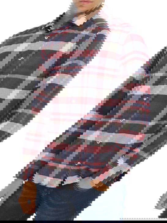 Bastoncino Camicia Bastoncino Check Marrone