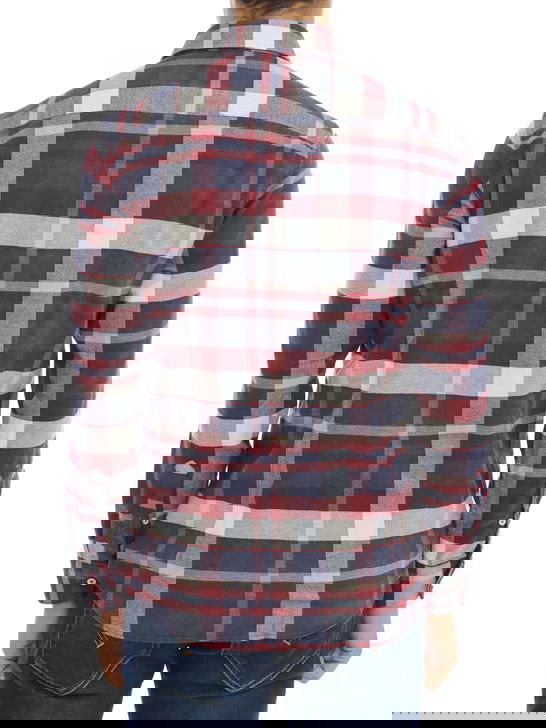 Bastoncino Camicia Bastoncino Check Marrone