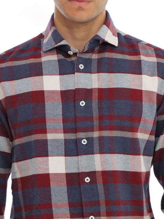 Bastoncino Camicia Bastoncino Check Marrone