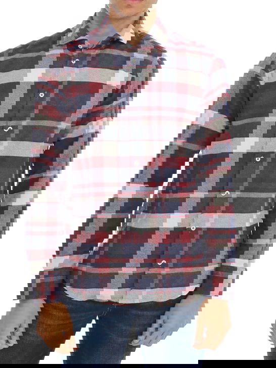 Bastoncino Camicia Bastoncino Check Marrone