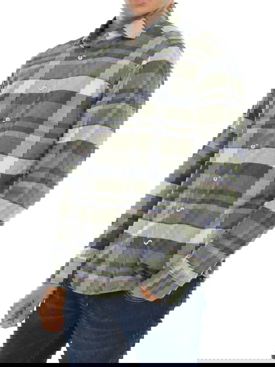 Bastoncino Camicia Bastoncino Check Verde