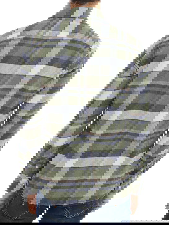 Bastoncino Camicia Bastoncino Check Verde