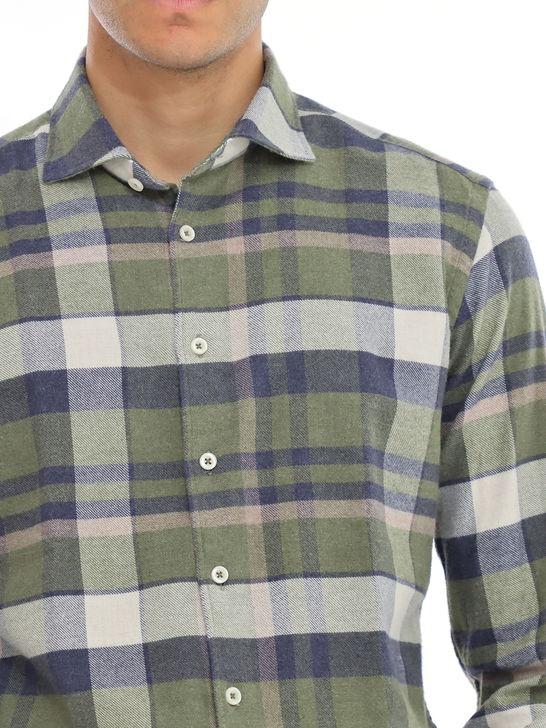 Bastoncino Camicia Bastoncino Check Verde