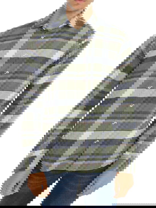 Bastoncino Camicia Bastoncino Check Verde