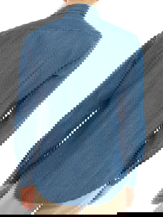 Bastoncino Camicia Bastoncino Denim Blue