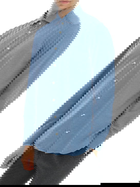 Bastoncino Camicia Bastoncino Flanellata Azzurro