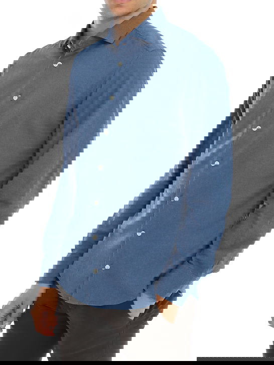 Bastoncino Camicia Bastoncino Flanellata Azzurro