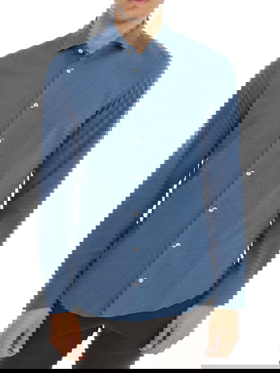 Bastoncino Camicia Bastoncino Flanellata Azzurro