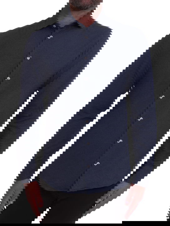 Bastoncino Camicia Bastoncino Flanellata Blu