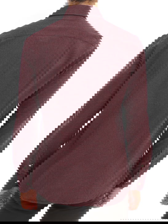 Bastoncino Camicia Bastoncino Flanellata Bordeaux