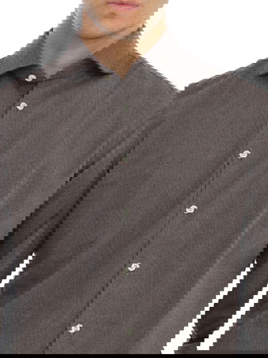 Bastoncino Camicia Bastoncino Flanellata Marrone