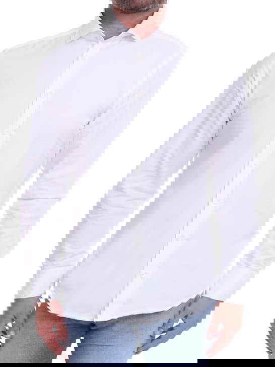 Bastoncino Camicia Bastoncino Gabardina Bianco