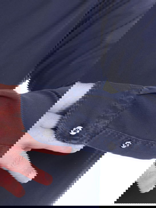 Bastoncino Camicia Bastoncino Gabardina Blu