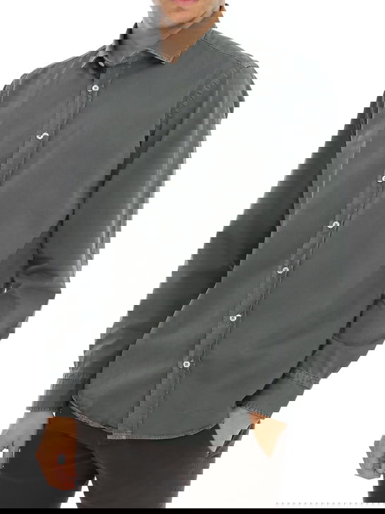 Bastoncino Camicia Bastoncino Gabardina Grigio
