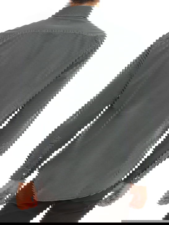 Bastoncino Camicia Bastoncino Gabardina Grigio