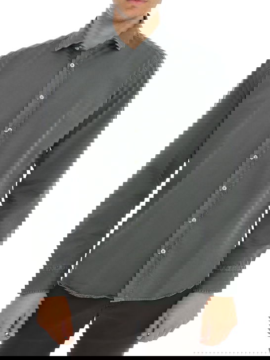 Bastoncino Camicia Bastoncino Gabardina Grigio