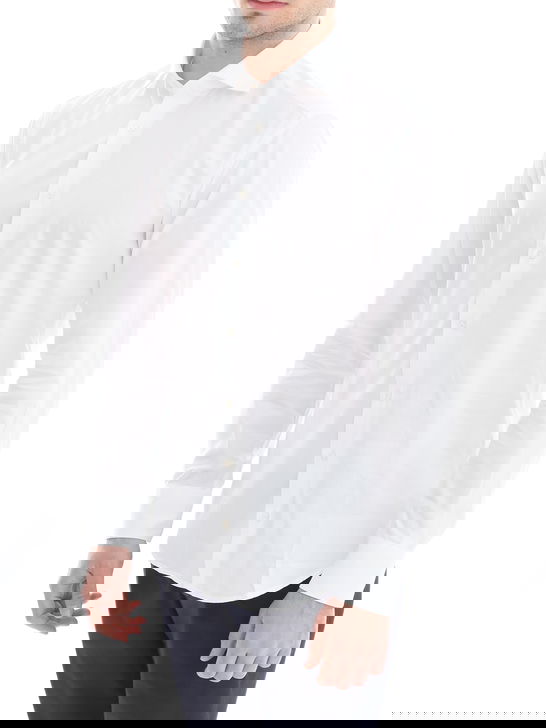 Bastoncino Camicia Bastoncino Pinpoint Bianco