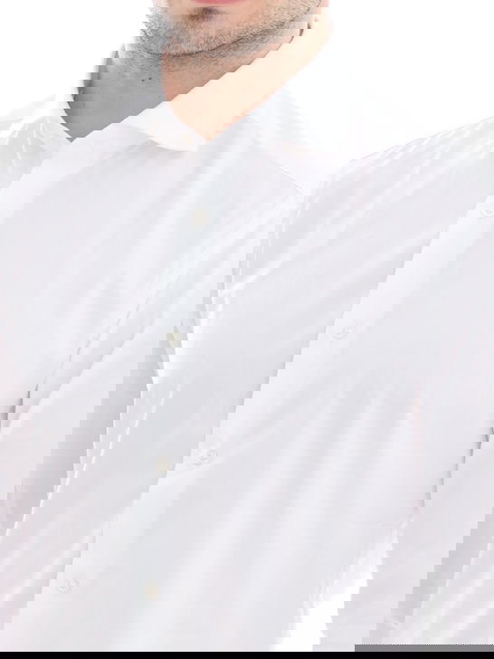 Bastoncino Camicia Bastoncino Pinpoint Bianco