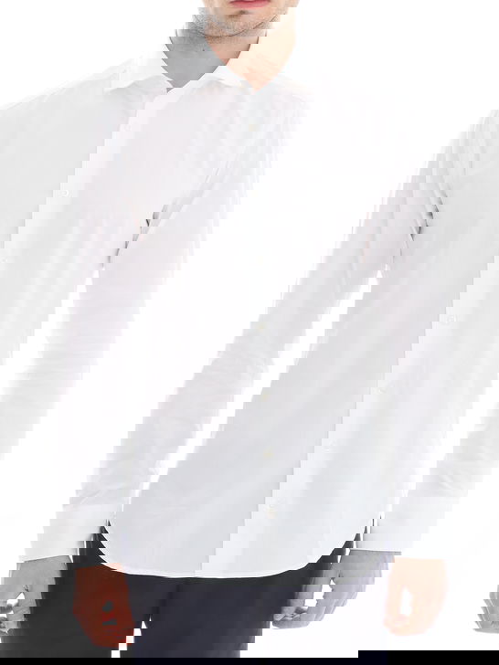 Bastoncino Camicia Bastoncino Pinpoint Bianco