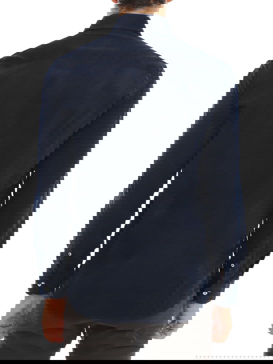 Bastoncino Camicia Bastoncino Velluto Blu