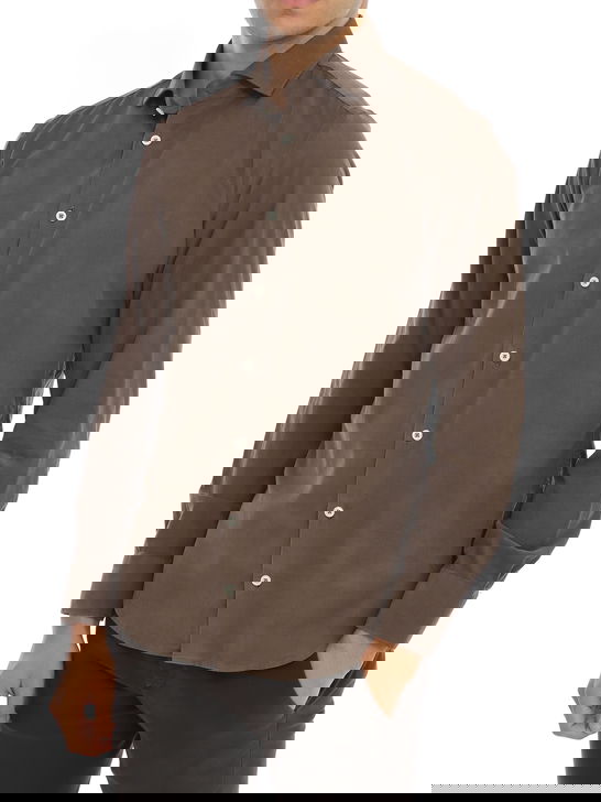 Bastoncino Camicia Bastoncino Velluto Marrone